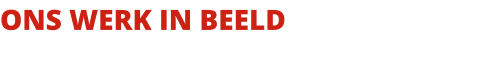 ONS WERK IN BEELD